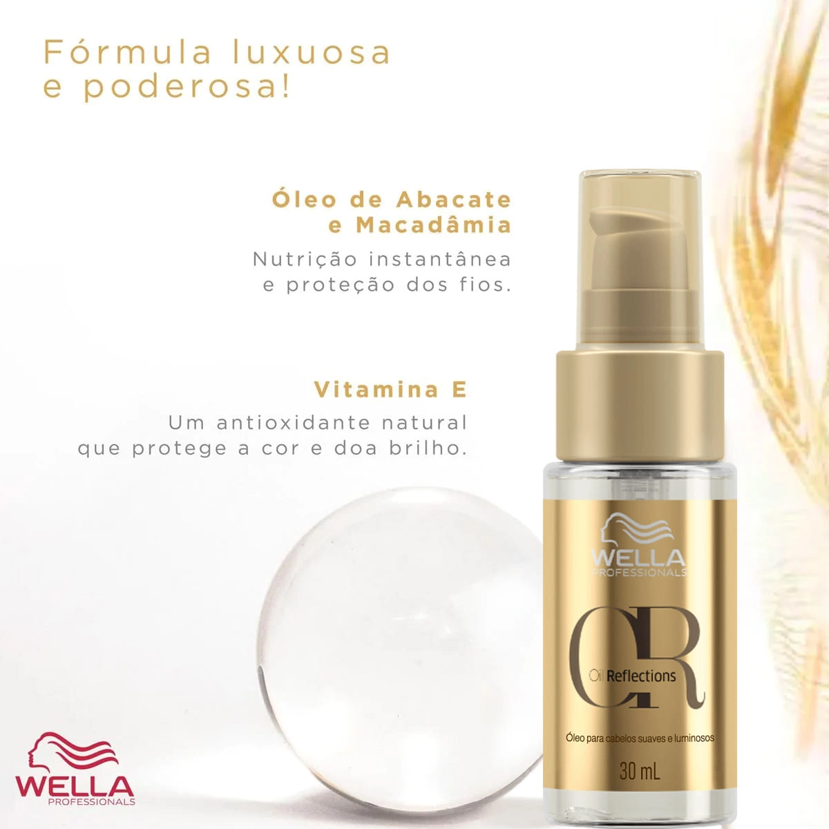Produto Kit Wella Professionals Invigo Nutri-Enrich Shampoo 250ml Máscara 150ml Óleo 30ml