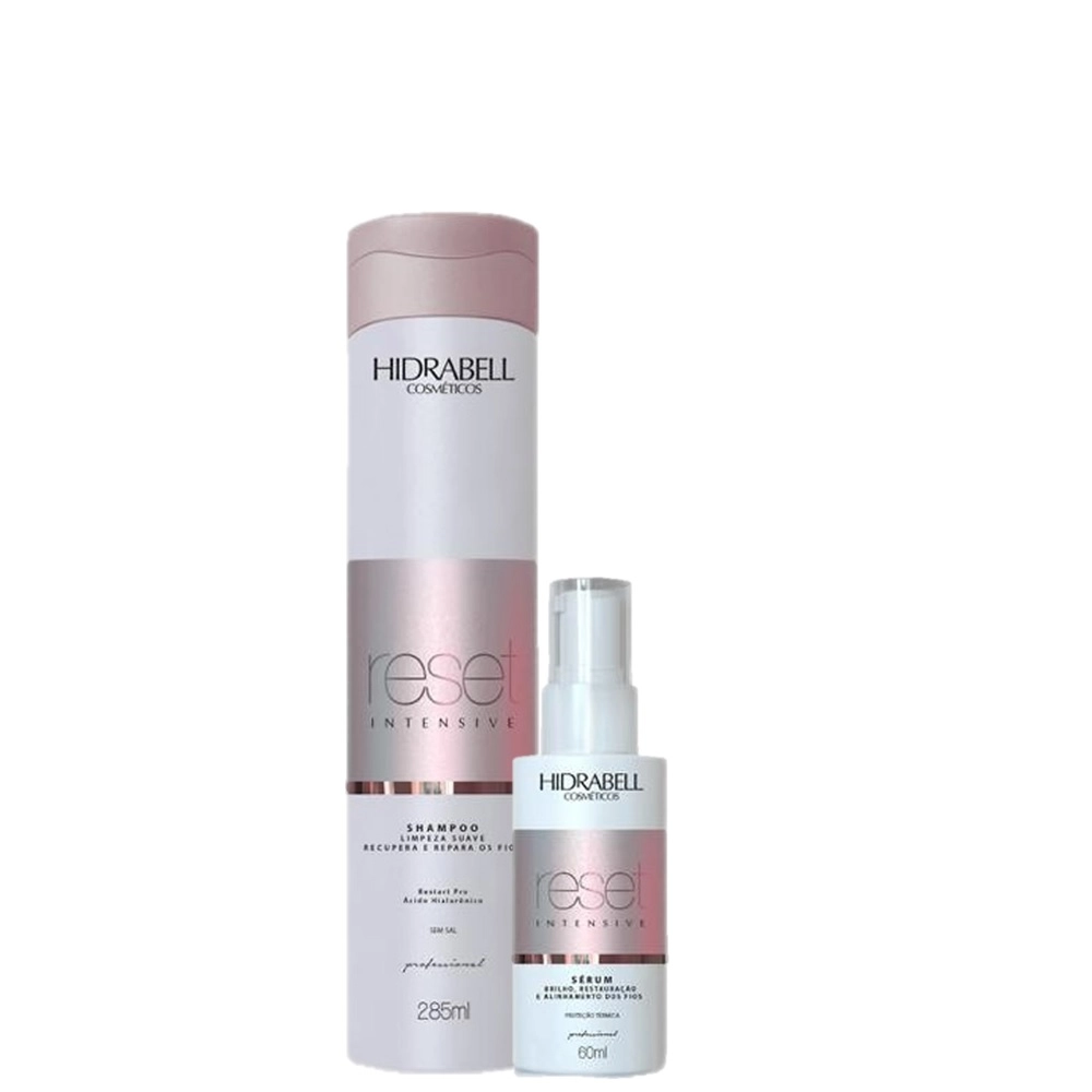 Kit Hidrabell Reset Intensive Alinhamento dos Fios (2 Produtos) Produto: Kit Hidrabell Reset Intensive Alinhamento dos Fios (2 Produtos)