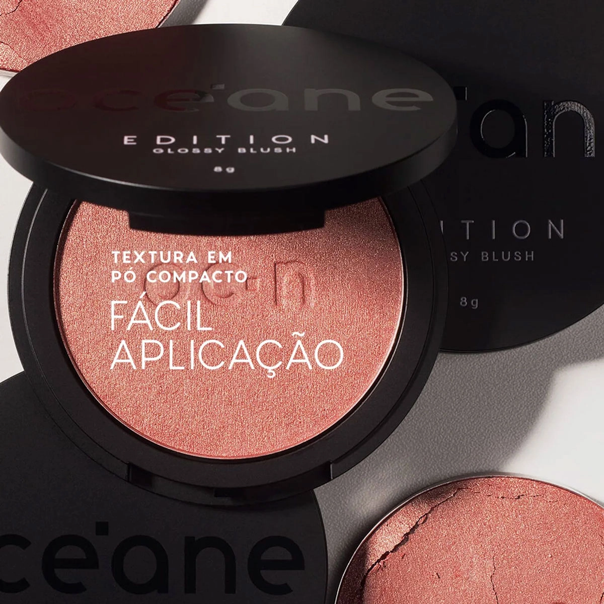 Produto: Blush em Pó Glossy Rose Pink Océane Edition 8g
