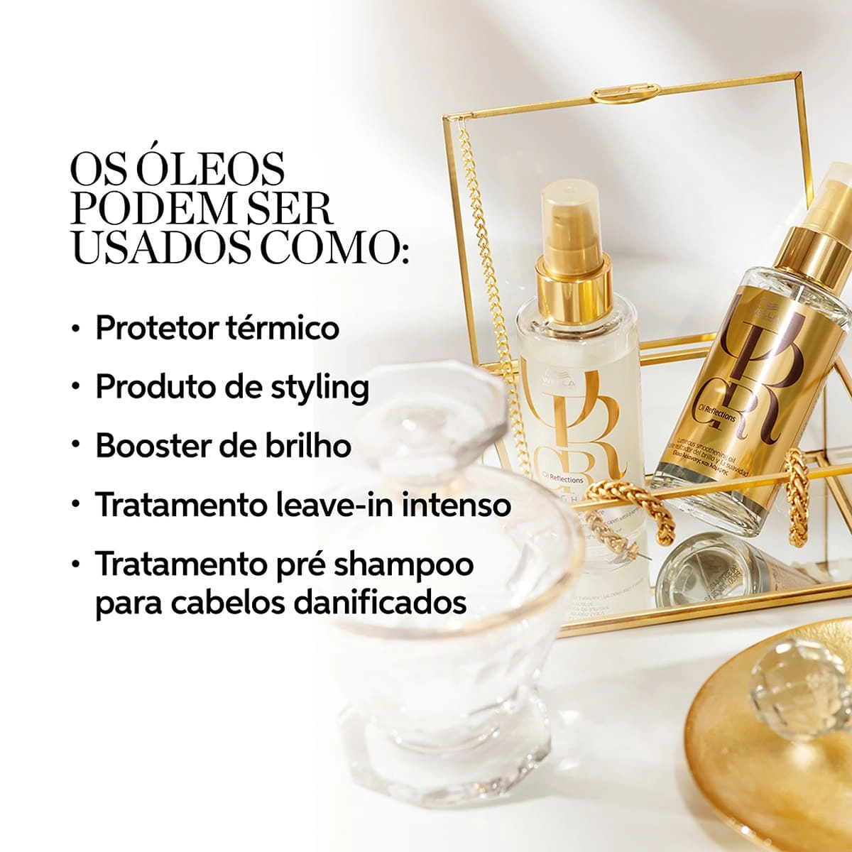 Óleo Capilar Oil Reflections Light Wella Professionals 100ml Produto Óleo Capilar Oil Reflections Light Wella Professionals 100ml