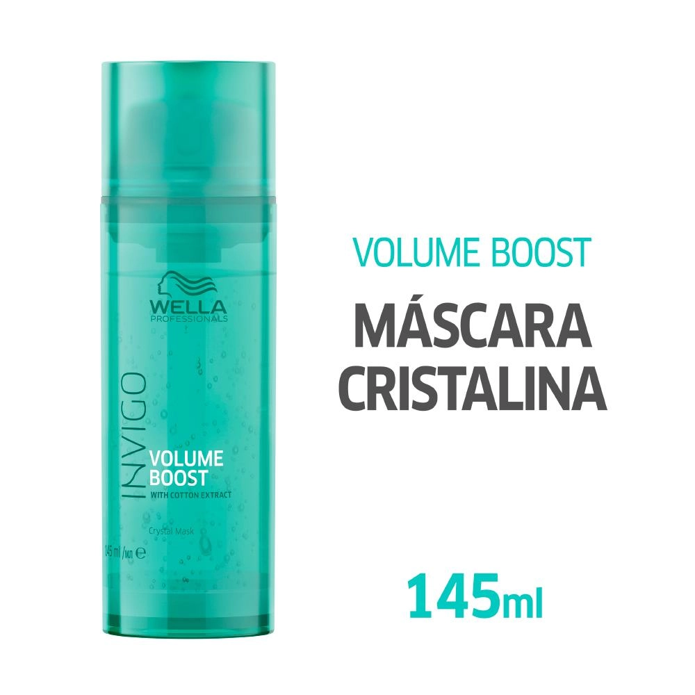 Máscara Capilar Crystal Wella Professionals Invigo Volume Boost 145ml Produto Máscara Capilar Crystal Wella Professionals Invigo Volume Boost 145ml