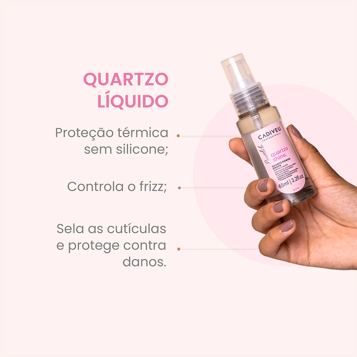 Produto: Kit Cadiveu Professional Quartzo Shine Shampoo Condicionador Máscara e Óleo 4 Produtos
