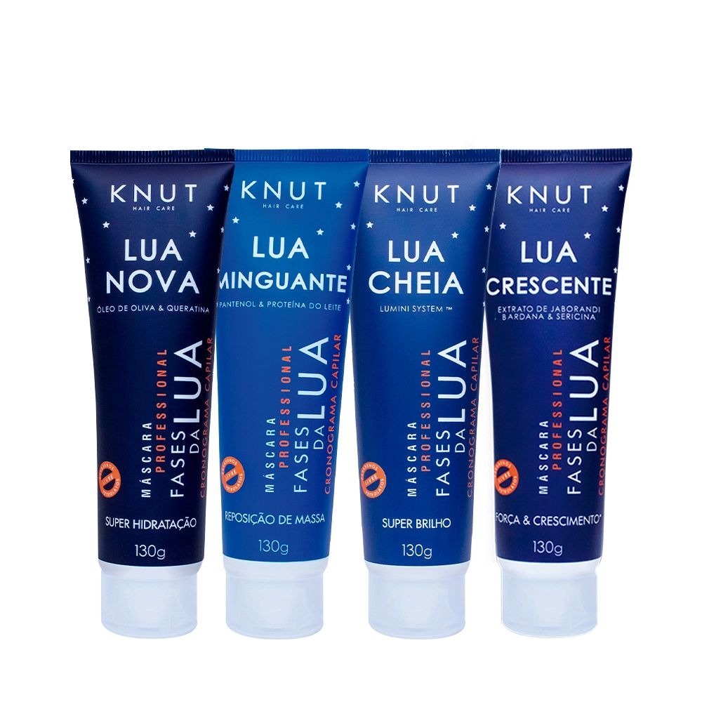 Produto: Kit Knut Professional Fases da Lua Completo (4 produtos)