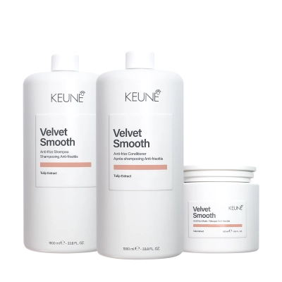 Kit Keune Velvet Smooth Shampoo Condicionador Máscara 3 Produtos Produto Kit Keune Velvet Smooth Shampoo Condicionador Máscara 3 Produtos
