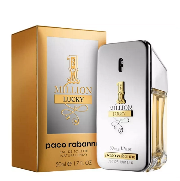 1 Million Lucky Paco Rabanne Eau de Toilette - Perfume Masculino 50ml Produto: 1 Million Lucky Paco Rabanne Eau de Toilette - Perfume Masculino 50ml