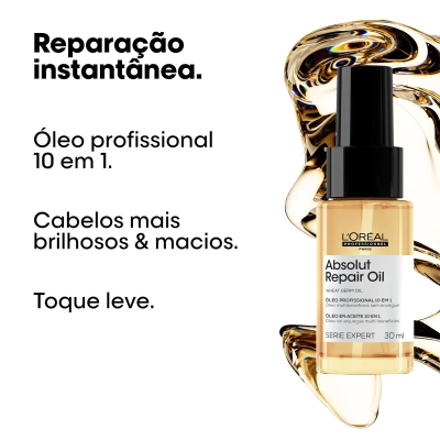 Produto Kit L'Oréal Professionnel Serie Expert Absolut Repair Shampoo  Condicionador  Máscara e o óleo