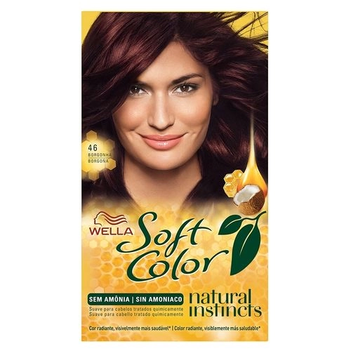 Produto: Tonalizante Soft Color 46 Borgonha Sem Amônia Wella
