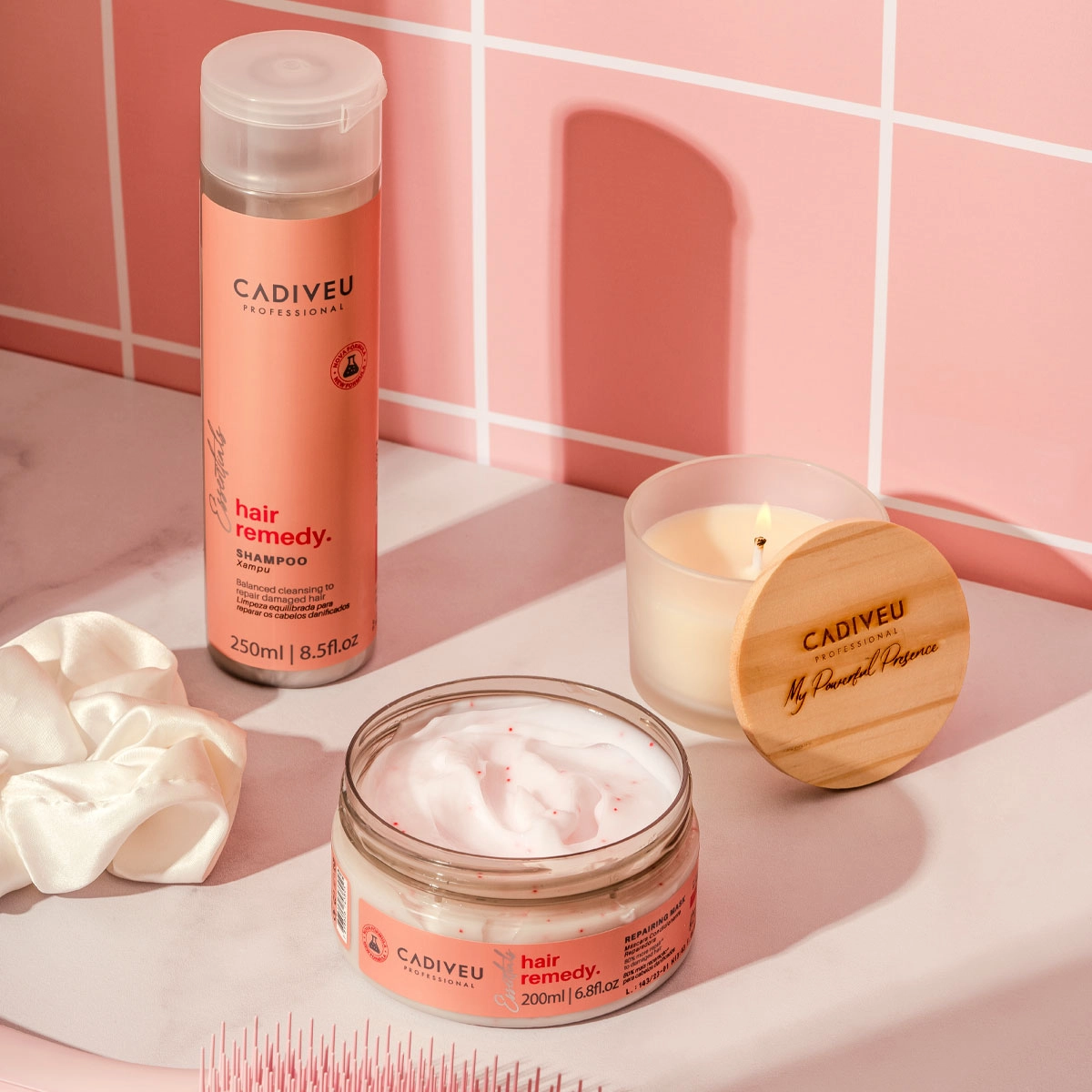 Produto: Kit Cadiveu Essentials Hair Remedy Shampoo Máscara e Açaí Oil 60 (3 produtos)