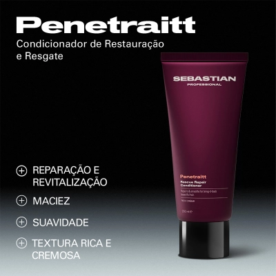 Condicionador Sebastian Professional Penetraitt 200ml Produto Condicionador Sebastian Professional Penetraitt 200ml