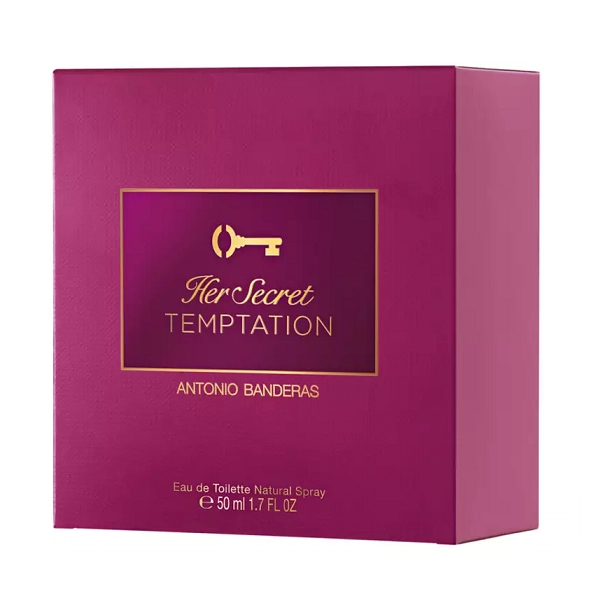 Perfume Feminino Her Secret Temptation Antonio Banderas Eau De Toilette 50ml Produto Perfume Feminino Her Secret Temptation Antonio Banderas Eau De Toilette 50ml