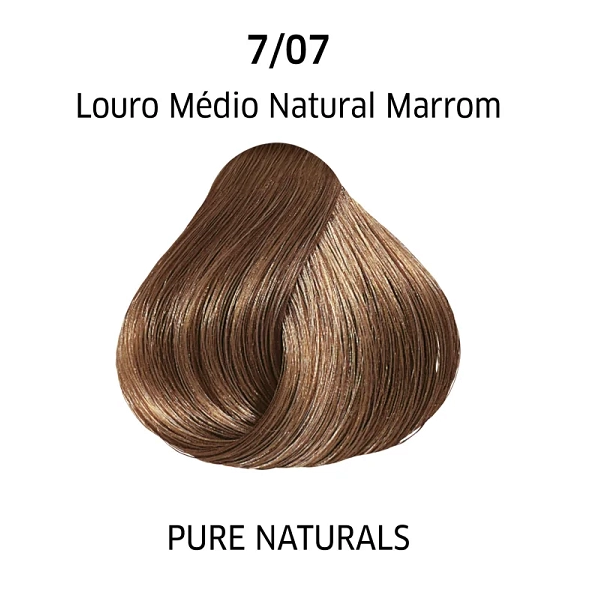 Produto: Coloração Permanente 7.07 Louro Médio Natural Marrom Wella Professionals Color Perfect 60ml