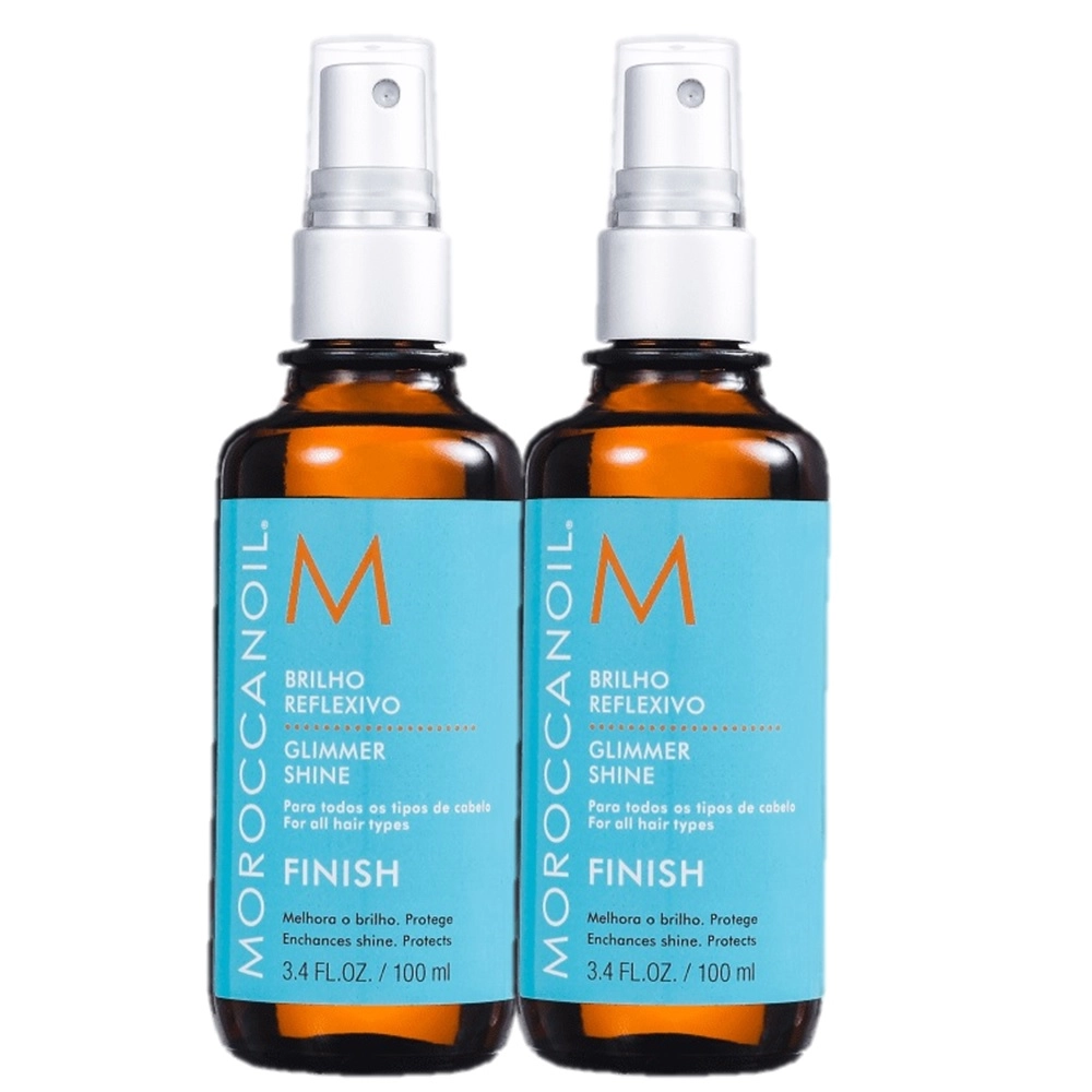 Kit Moroccanoil Finish Glimmer Shine - Spray de Brilho 100ml (2 Unidades) Produto: Kit Moroccanoil Finish Glimmer Shine - Spray de Brilho 100ml (2 Unidades)