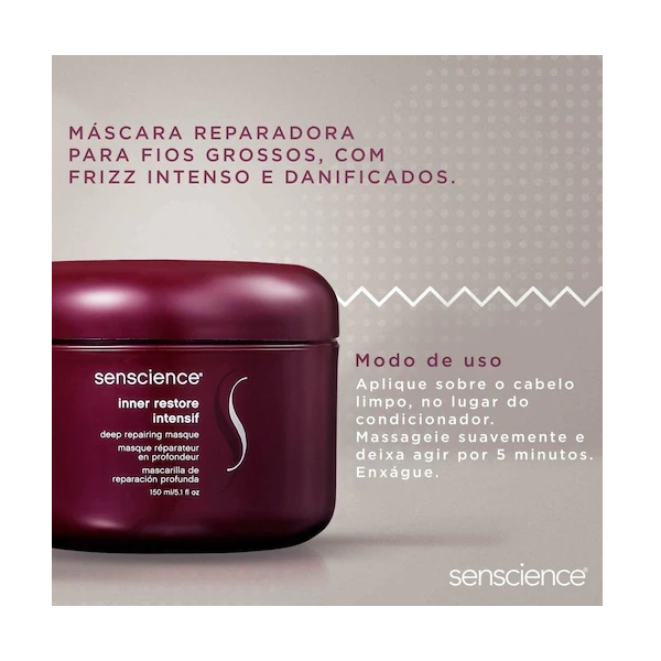 Máscara Capilar Senscience Inner Restore Intensif 150ml Produto Máscara Capilar Senscience Inner Restore Intensif 150ml