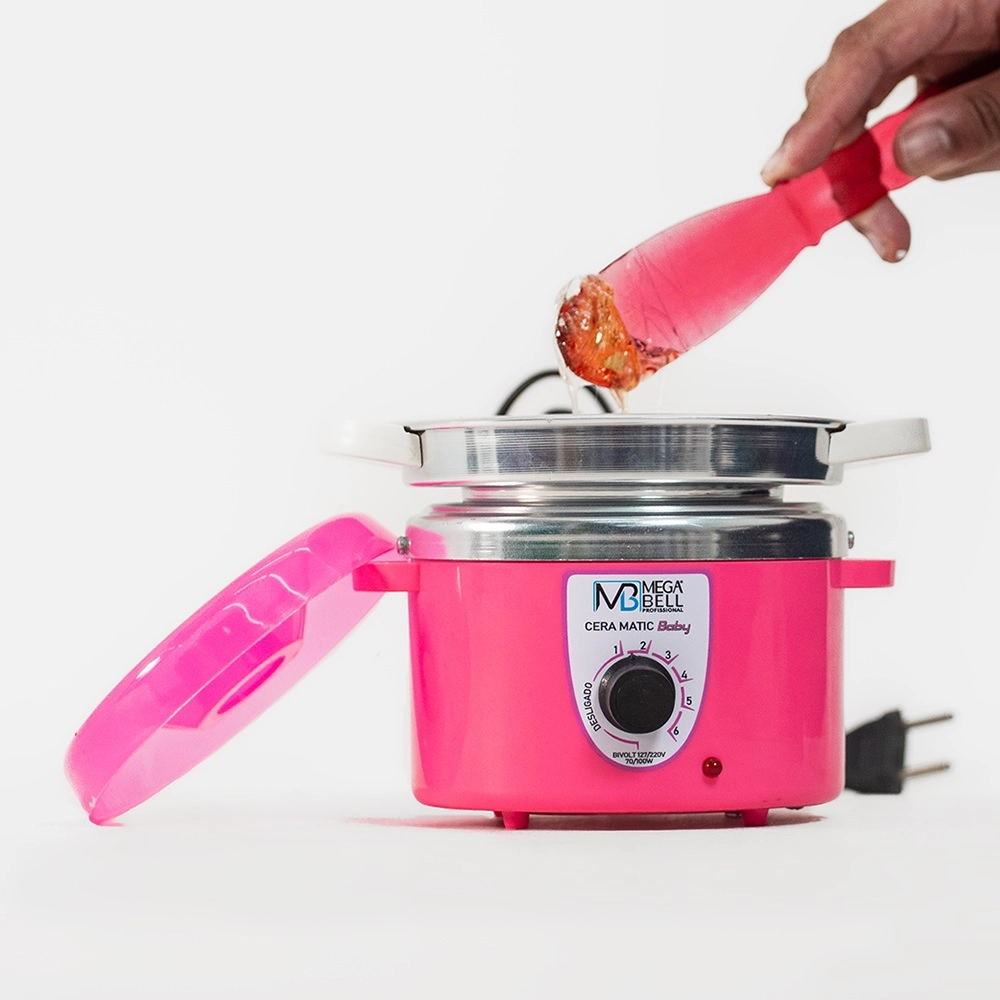 Produto: Mega Bell Cera Matic Refil Baby Pink - Aquecedor de Cera 200g