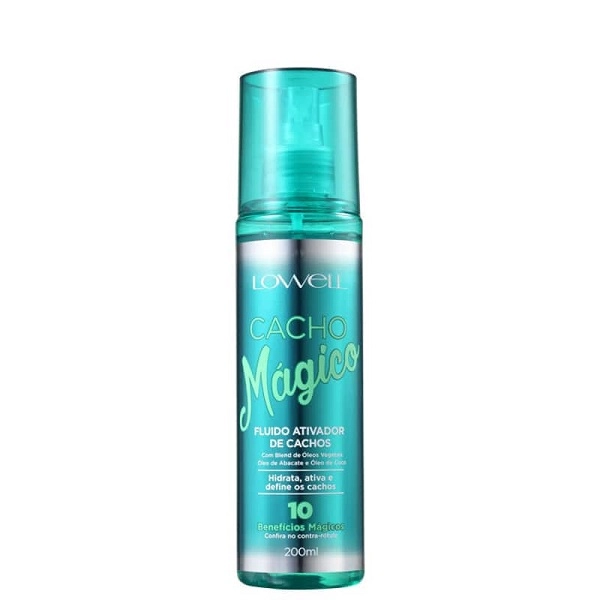 Kit Lowell Cacho Mágico Shampoo 500ml Creme Modelador 240ml e Fluido 200ml Produto Kit Lowell Cacho Mágico Shampoo 500ml Creme Modelador 240ml e Fluido 200ml