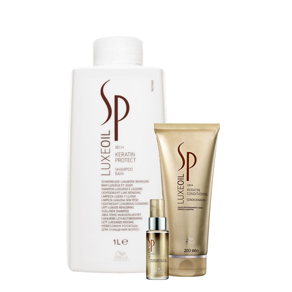 Produto: Kit SP System Professional Luxe Oil Shampoo Litro Condicionador P e Óleo 30ml (3 produtos)