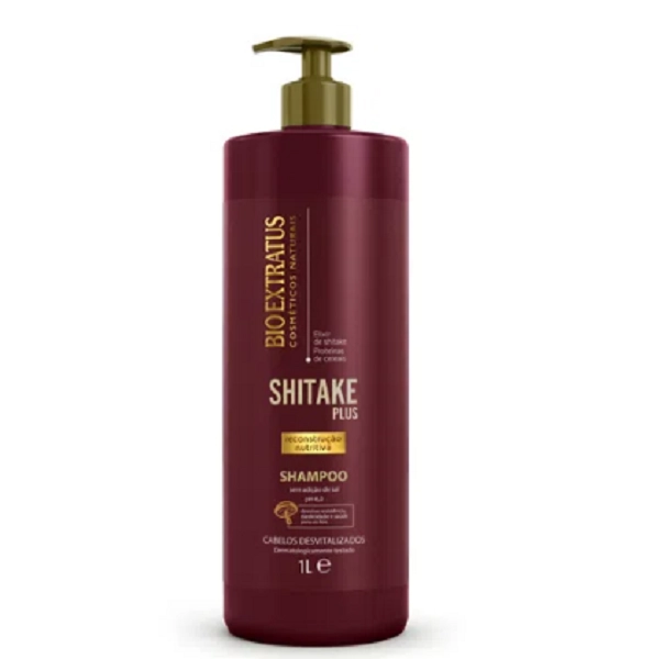 Produto: Kit Bio Extratus Shitake Plus Shampoo 1L Condicionador 1L Máscara 1kg Finalizador 200g