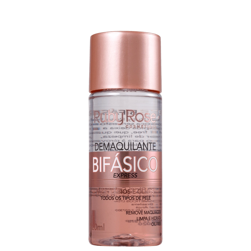 Ruby Rose Express - Demaquilante Bifásico 120ml Produto: Ruby Rose Express - Demaquilante Bifásico 120ml