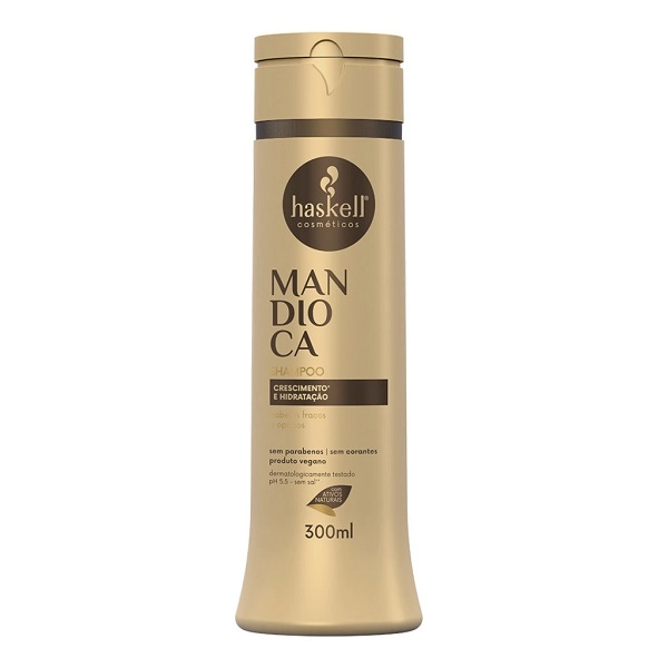 Kit Shampoo e Condicionador Haskell Mandioca 300ml Produto Kit Shampoo e Condicionador Haskell Mandioca 300ml