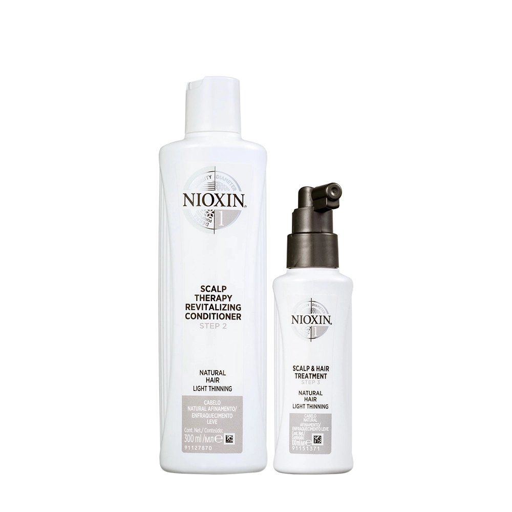 Produto: Kit Nioxin Contra Afinamento Capilar Sistema 2 Leave-in e Condicionador (2 produtos)
