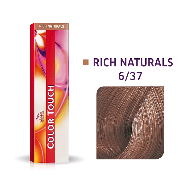 Produto: Tonalizante Color Touch 6/37 Louro Escuro Dourado Marrom Wella Professionals 60g