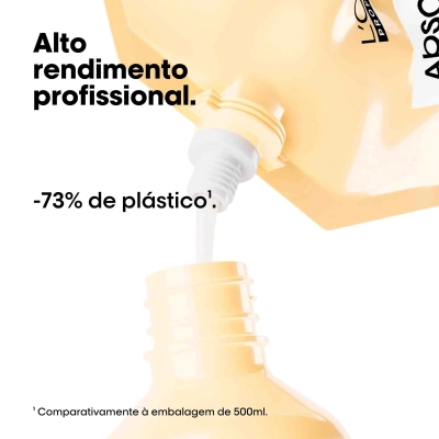 Shampoo Absolut Repair Gold Quinoa e Proteína L'Oréal Professionnel 500ml Refil Produto Shampoo Absolut Repair Gold Quinoa e Proteína L'Oréal Professionnel 500ml Refil