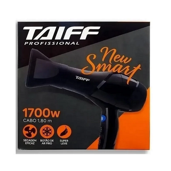 Produto: Secador de Cabelo New Smart 1700W 110V com Bico 90 Graus Taiff