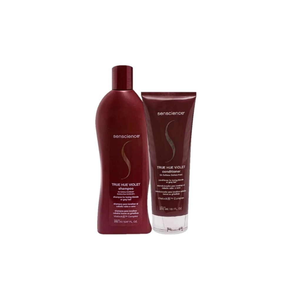 Produto: Kit Senscience True Hue Violet Duo Moisture Lock (3 Produtos)