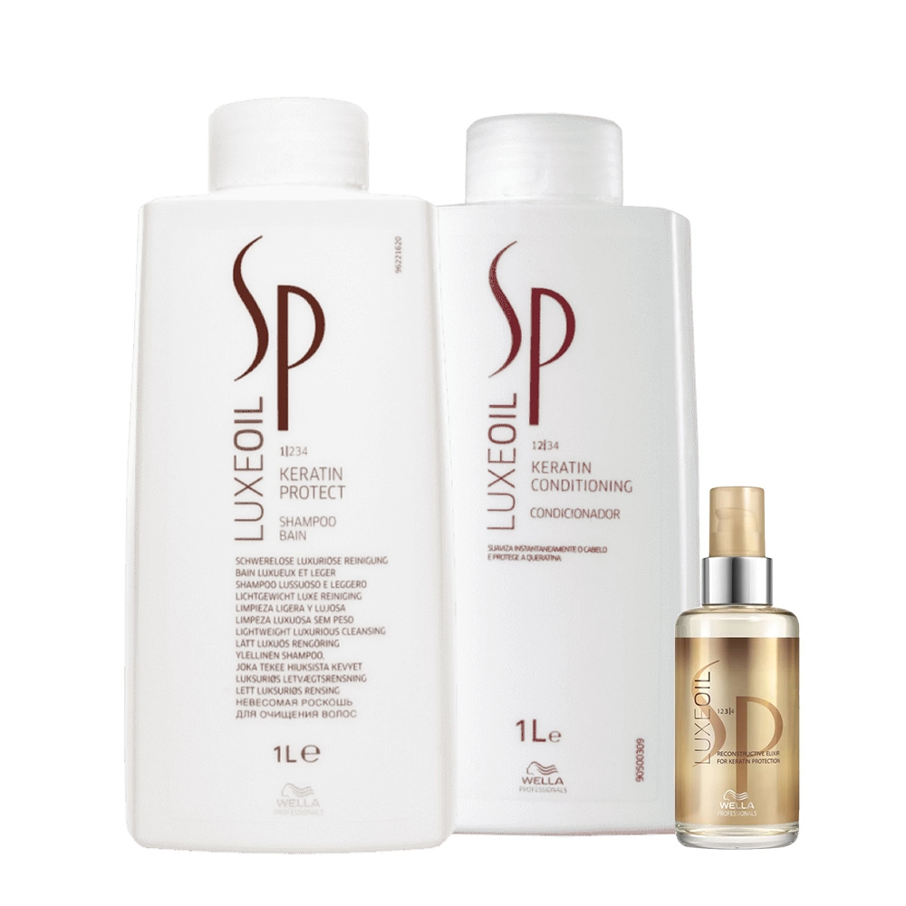 Produto: Kit SP System Professional Luxe Oil Keratin e Oil Reconstructive 100ml (3 produtos)