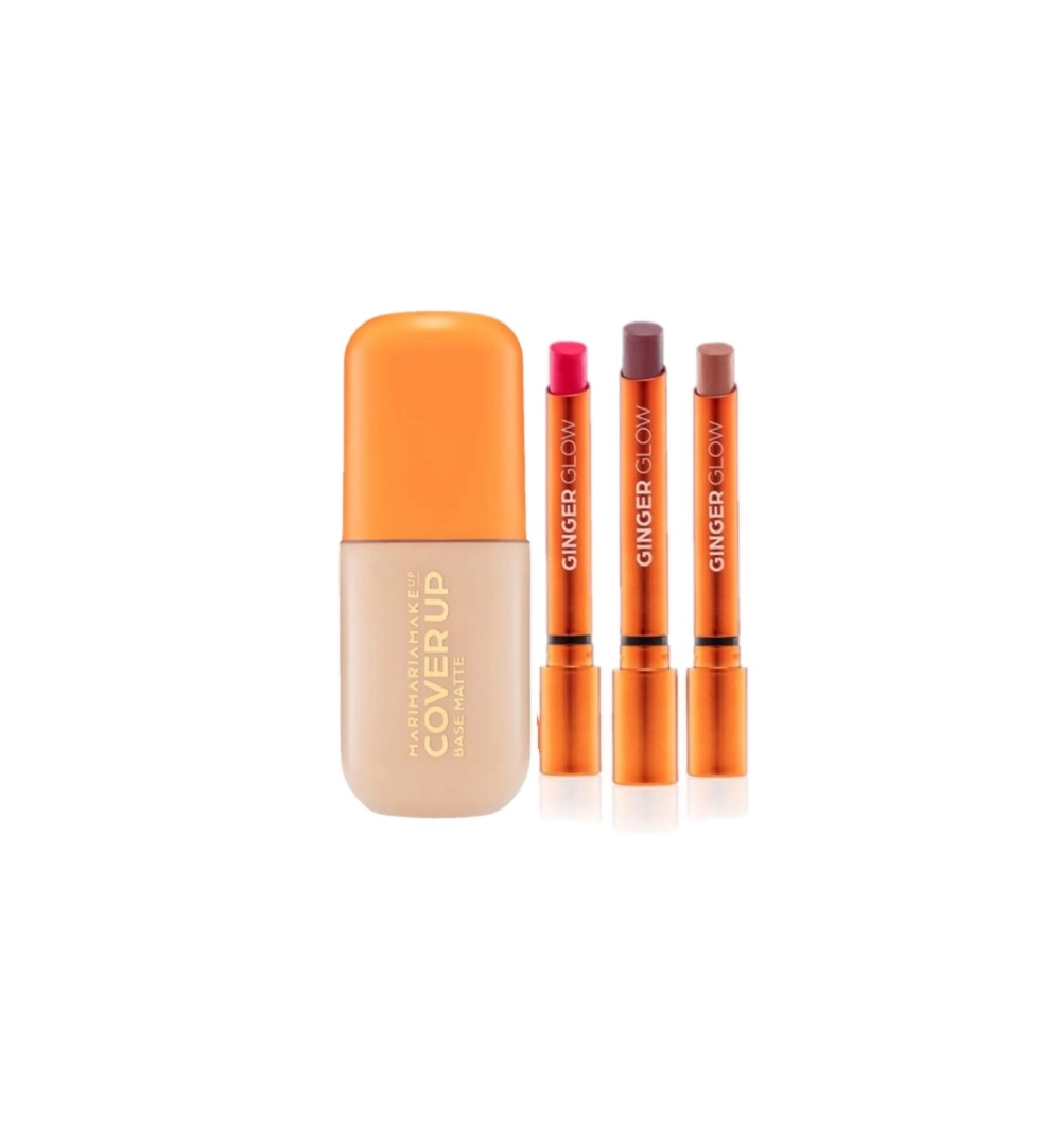 Produto: Kit Mari Maria Makeup Ginger Glow Lipstick Cover Up MM05 (2 produtos)