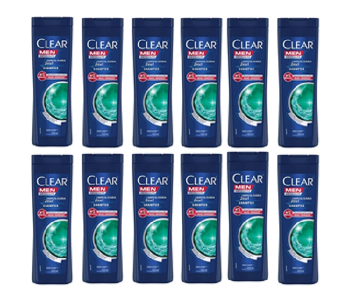 Clear Men Limpeza Diaria 2 em 1 Shampoo 400ml C/12 Produto: Clear Men Limpeza Diaria 2 em 1 Shampoo 400ml C/12