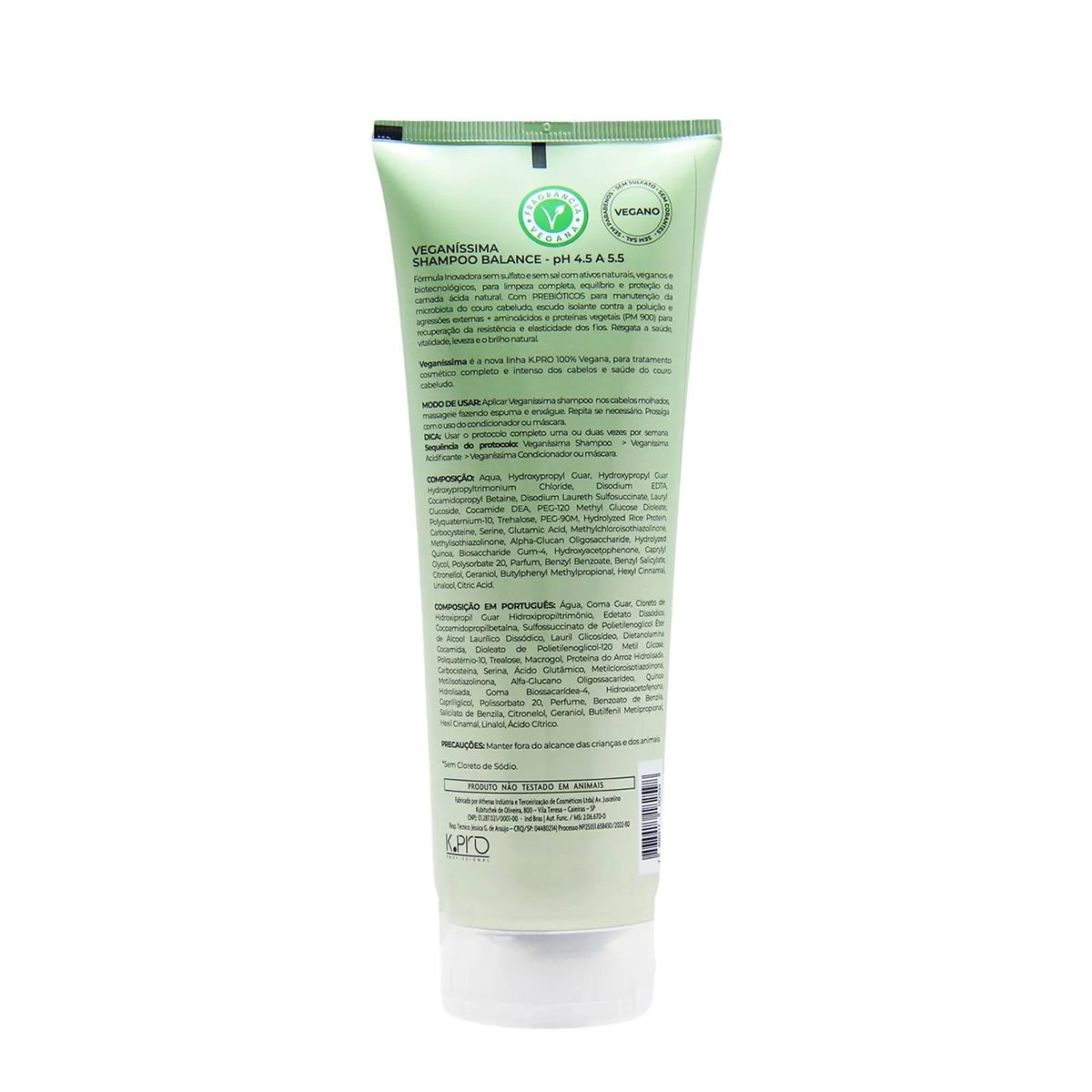 Produto: Shampoo Balance Veganíssima K.Pro Profissional 240ml