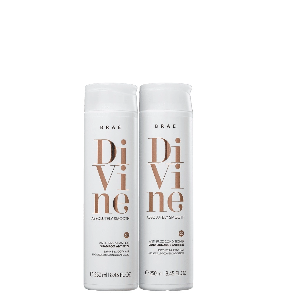 Produto: Kit Braé Divine Shampoo Condicionador e Essential Oil Blend (3 produtos)