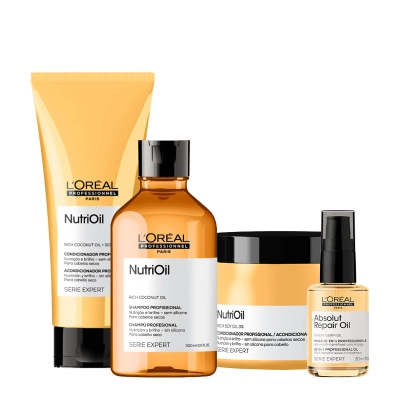 Produto: Kit L'Oréal Professionnel Serie Expert NutriOil Repair Home Care 4 Produtos