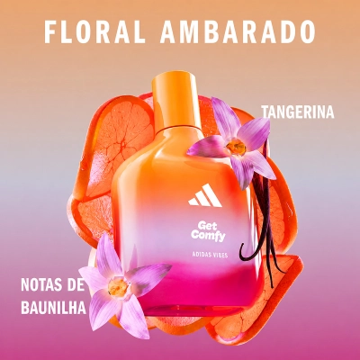 Produto: Kit Perfume Eau De Parfum E Gel De Banho Adidas Vibes Get Comfy 100ml E 100ml