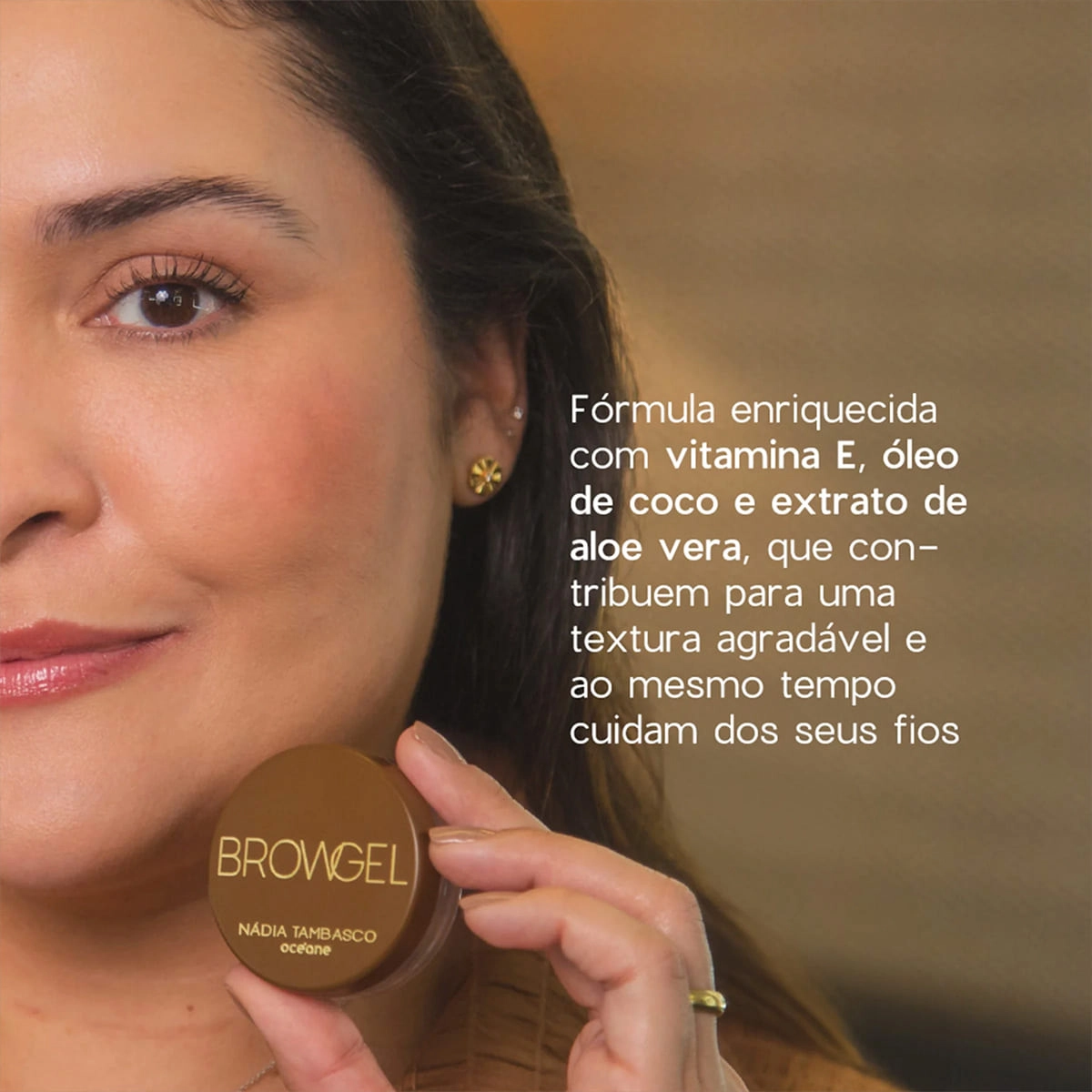 Gel Para Sobrancelhas Brow Gel Incolor Océane Nadia Tambasco 7g Produto Gel Para Sobrancelhas Brow Gel Incolor Océane Nadia Tambasco 7g