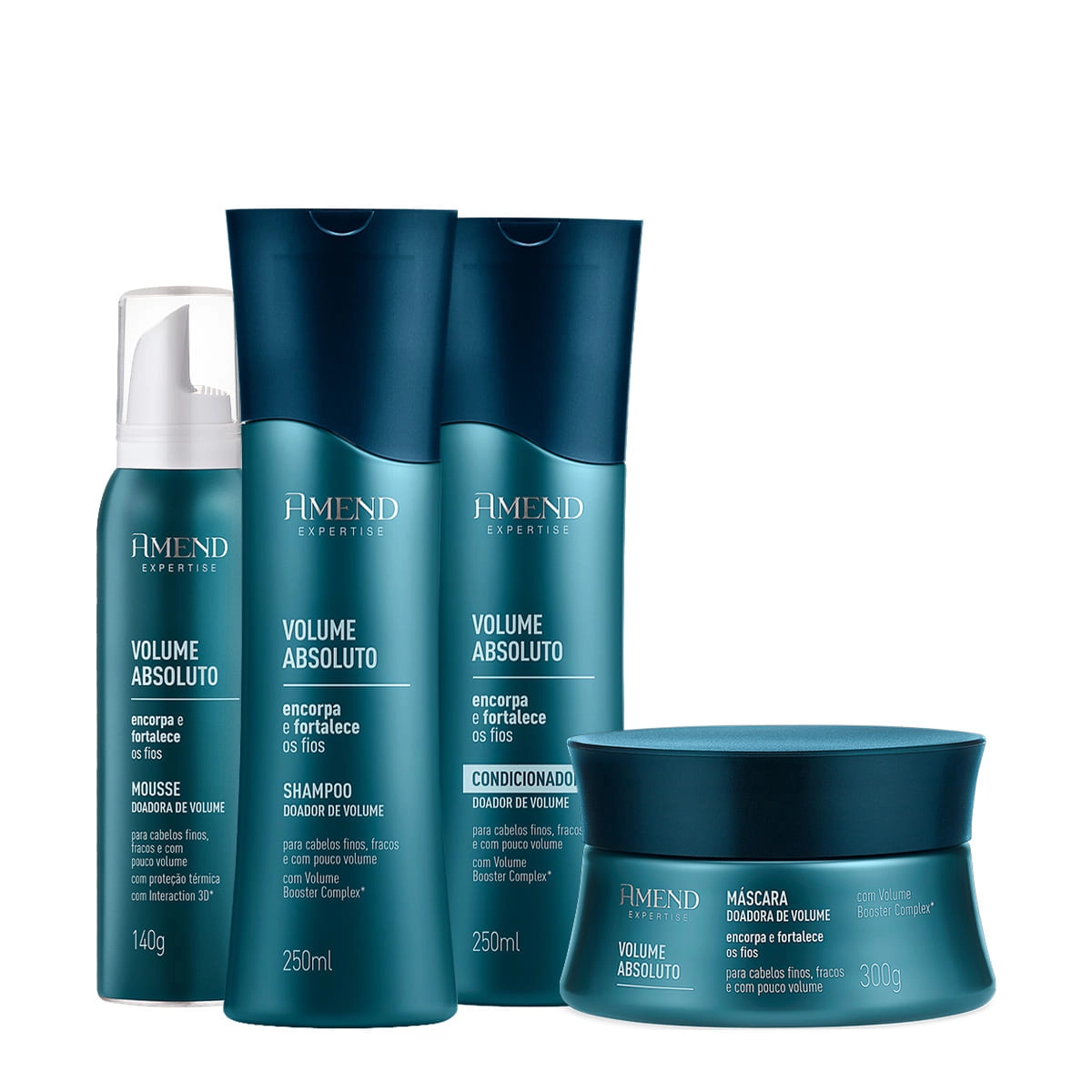 Produto: Kit Amend Expertise Volume Absoluto Home Care Mousse (4 produtos)