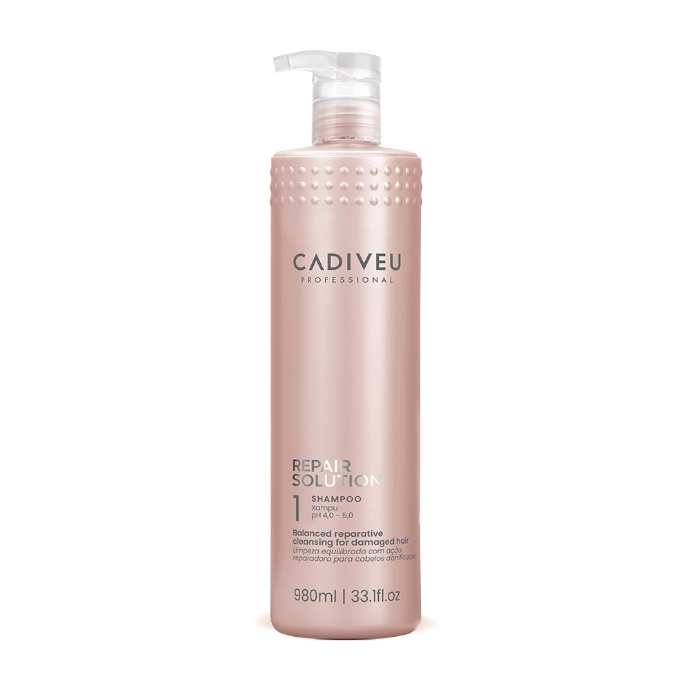 Produto: Kit Cadiveu Repair Solution Shampoo Sem Sulfato e Condicionador Litro (3 produtos)