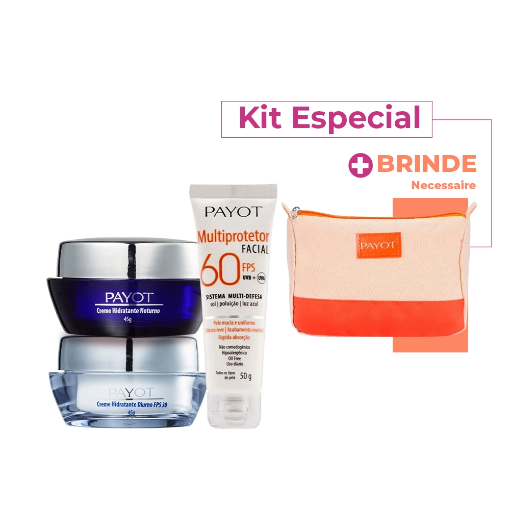 Kit Payot Proteção Diurna e Noturna (3 produtos) Produto: Kit Payot Proteção Diurna e Noturna (3 produtos)