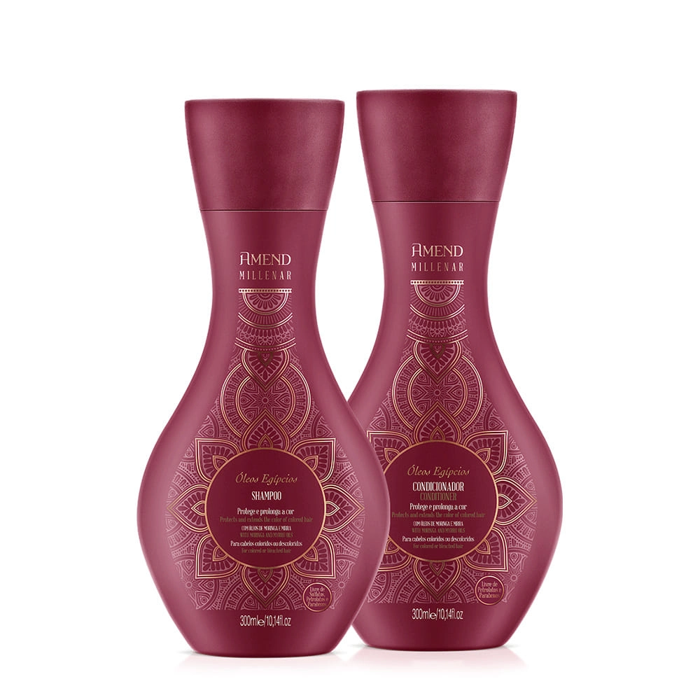 Kit Amend Millenar Óleos Egípcios Duo (2 produtos) Produto: Kit Amend Millenar Óleos Egípcios Duo (2 produtos)