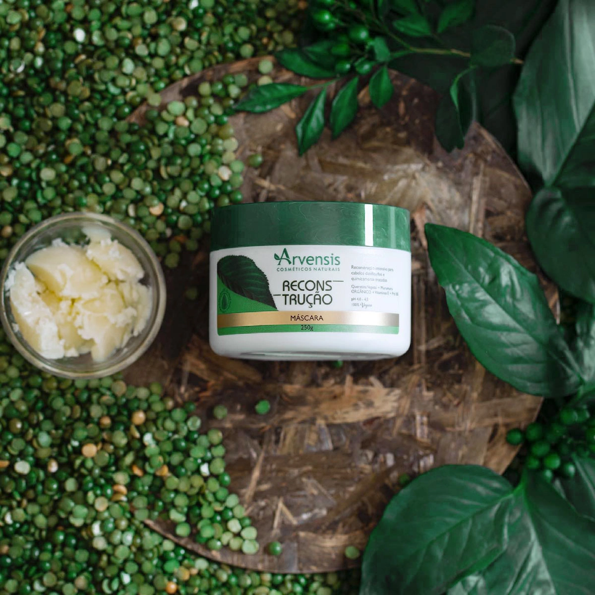 Produto: Kit Arvensis Cosméticos Naturais Reconstrução Máscara (2 unidades)