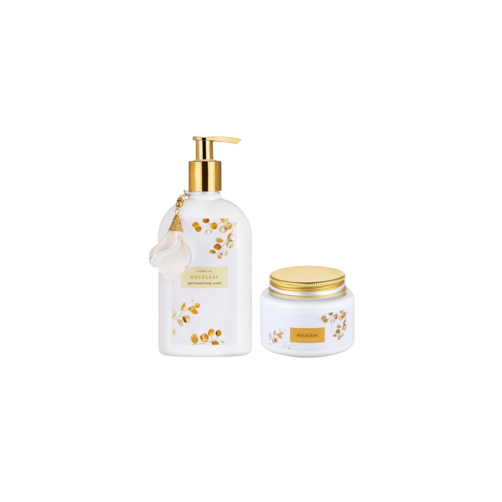 Produto: Kit Flora Vie Gold Leaf Banho (2 produtos)