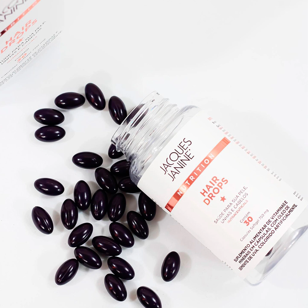 Produto: Jacques Janine Professionnel Nutrition Hair Drops (30 caps) 750mg