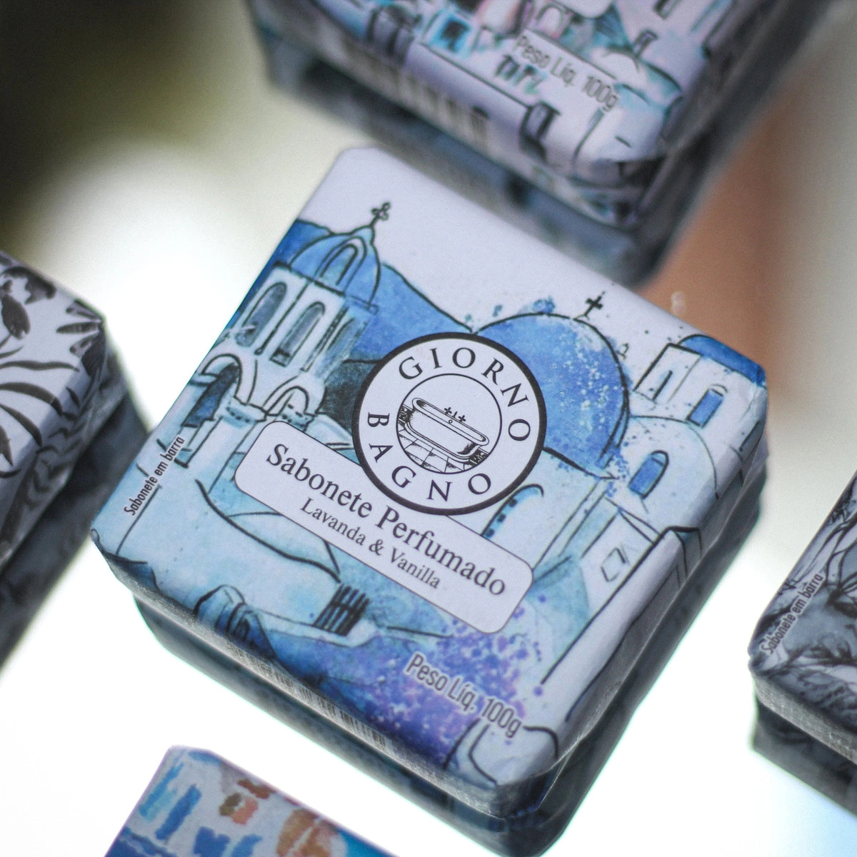 Produto: Sabonete Perfumado Lavanda e Vanilla Giorno Bagno 100g