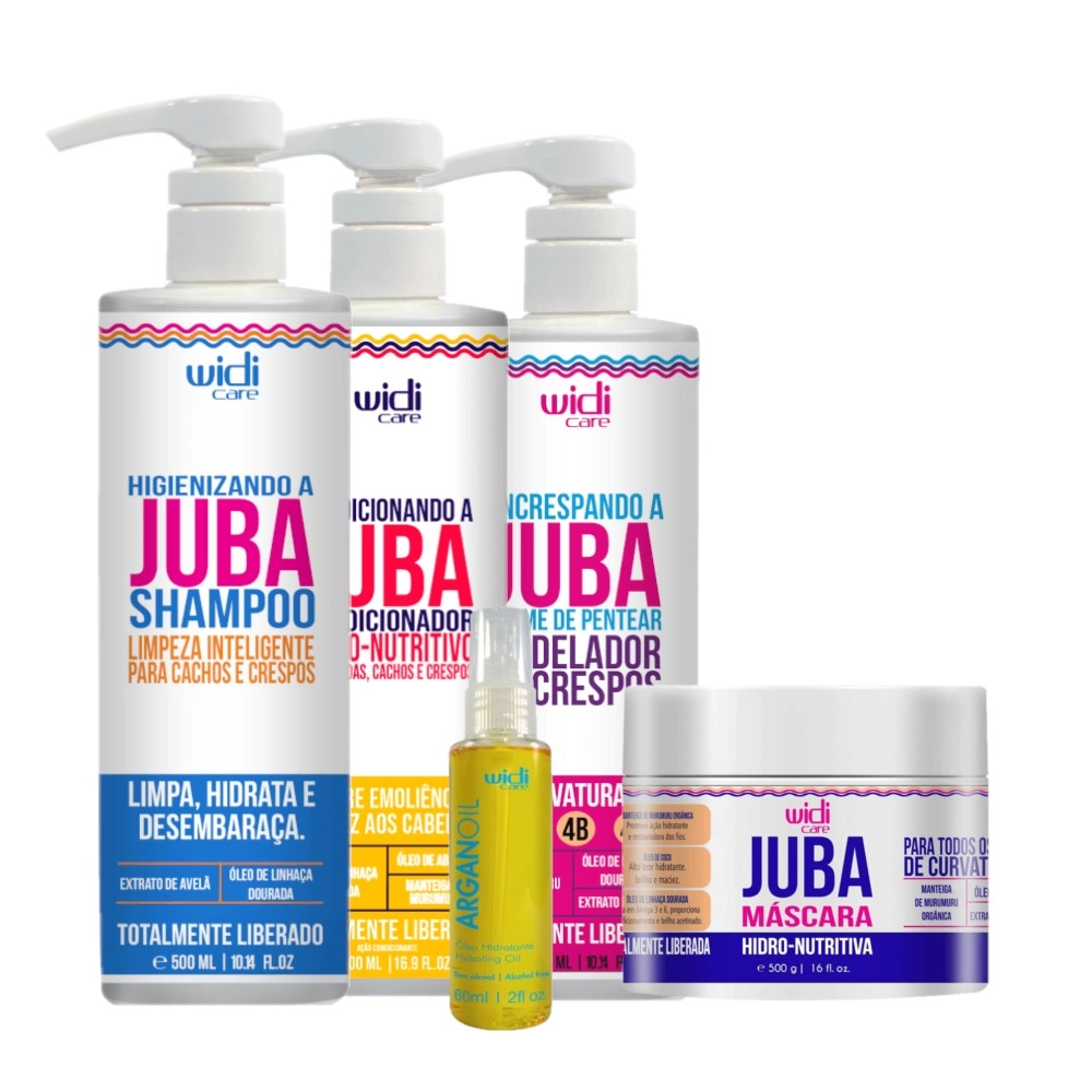 Produto: Kit Widi Care Juba  Encrespando (5 Produtos)