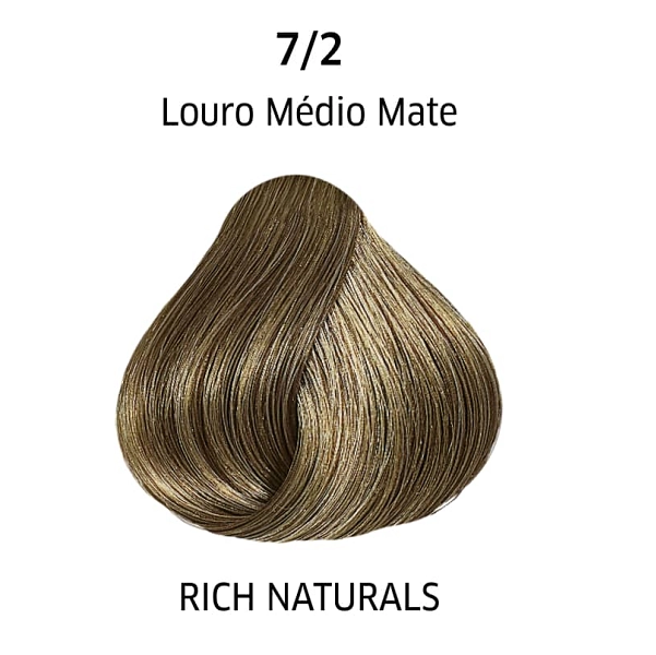 Produto: Coloração Permanente Louro Médio Matte 7.2 Wella Professionals Color Perfect 60g