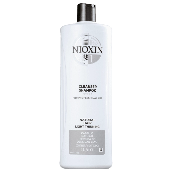 Produto: Nioxin Sistema 1 - Shampoo Contra Afinamento Capilar 1L