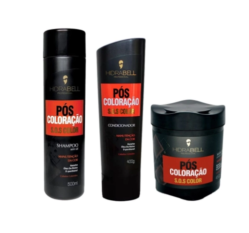 Produto: Kit Hidrabell Pós-Coloração - Shampoo e Condicionador + Máscara
