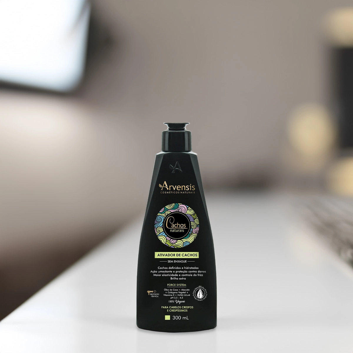 Produto: Kit Arvensis Cachos Naturais Crespos e Crespíssimos Ativador de Cachos e Geleia G (2 produtos)