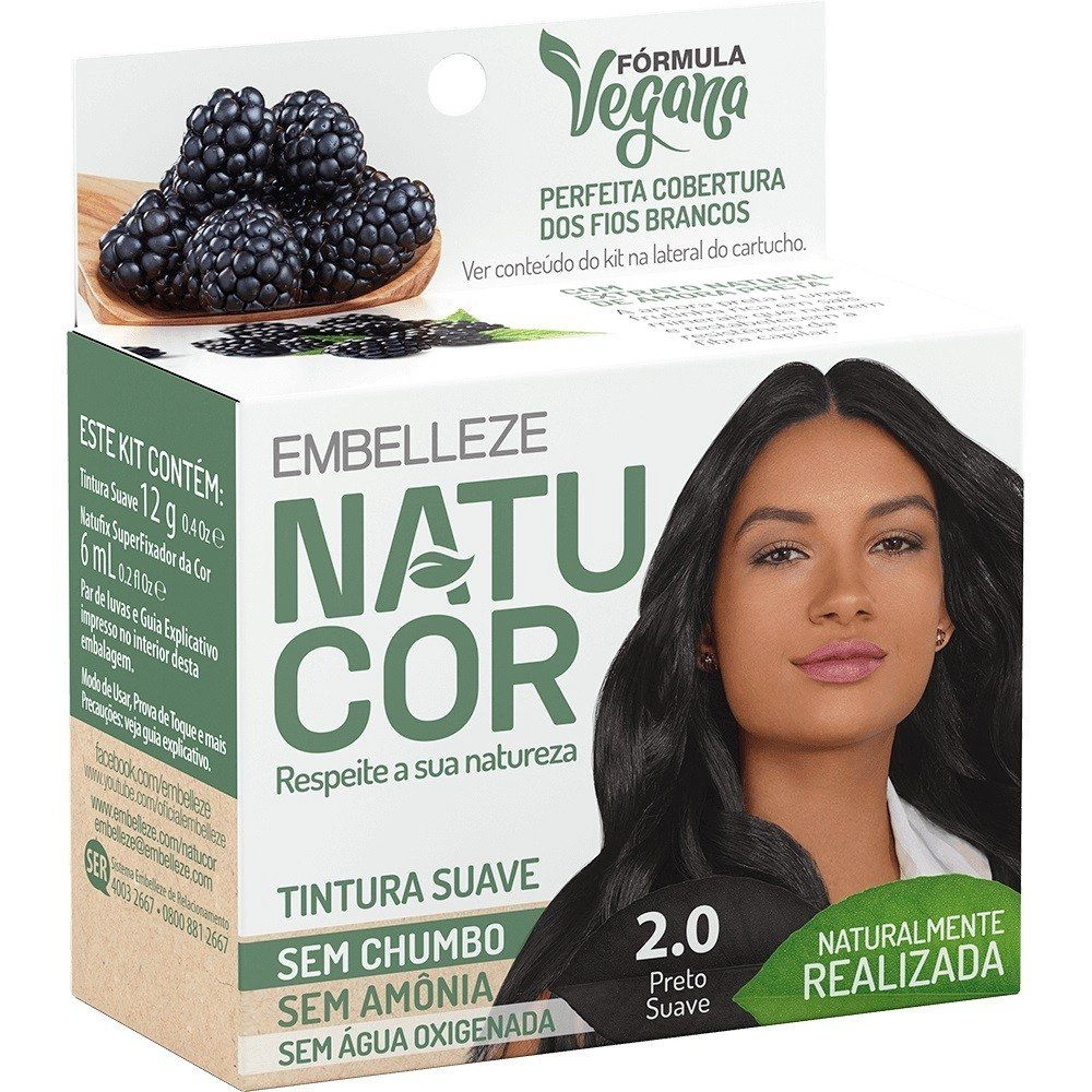 Produto: Tintura Natucor 2.0 Preto Suave